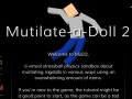 Lojë Mutilate a Doll 2: Ragdoll në internet