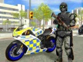 Lojë Simulator i Motocikletës së Policisë në Qytet në internet