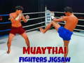 Lojë Jigsaw Lojtarët Muay Thai në internet