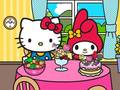 Lojë Restoranti Hello Kitty dhe Miqtë në internet