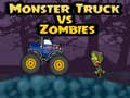 Lojë Monster Truck kundër Zombie në internet