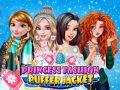 Lojë Puffer jakë mode për princesha në internet