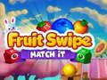 Lojë Fruti Swipe: Përshtatni në internet