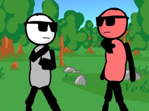 Lojë Armë Stickman- më pak luftime në internet