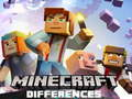 Lojë Dallimet Minecraft në internet