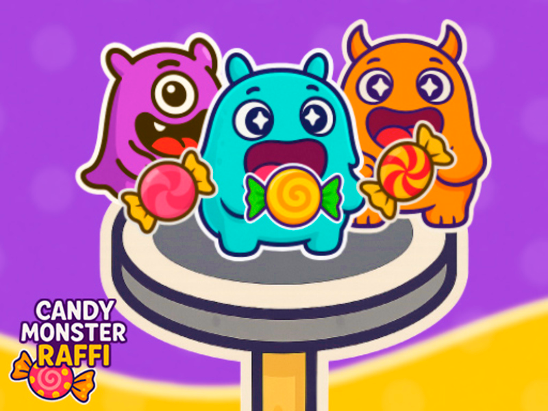 Lojë Candy përbindësh Raffi në internet