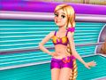 Lojë Princese Goldie: Tanning në internet