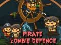 Lojë Mbrojtja e Zombive Piratë në internet