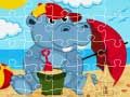 Lojë Puzzle Hipopotam në internet