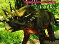 Lojë Puzzle Dinosauri Triceratops në internet