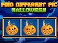 Lojë Gjej imazhin ndryshe Halloween në internet