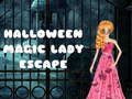 Lojë Ikja e Zonjes Magjike te Halloween në internet
