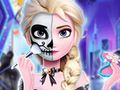 Lojë Tattoo e festës së Halloween-it të Elzës në internet