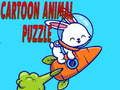 Lojë Puzzle e kafshëve kartun në internet
