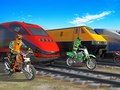 Lojë Çiklisti vs Tren në internet