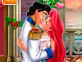 Lojë Puthja e Princeshës Mermaid nën Mistletoe në internet