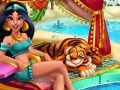 Lojë Princesha arabe në pishinë në internet