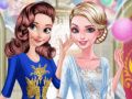 Lojë Ballo i Arendelle të Annës dhe Elzës në internet