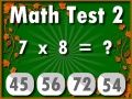 Lojë Testi i Math 2 në internet