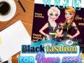 Lojë Modë e zezë për kopertinën e Vogue në internet