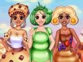 Lojë Mikën E Re Foodie Cosplay në internet
