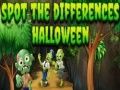 Lojë Gjej ndryshimet: Halloween në internet