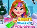 Lojë Annie's Winter Chic Hairstyles në internet Lojë Annie's Winter Chic Hairstyles në internet