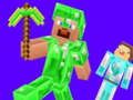 Lojë Creeper kundër Enderman në internet