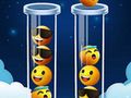Lojë Puzzle i Renditjes së Ngjyrave Emoji në internet
