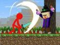 Lojë Stickman përballë Artizanit në internet