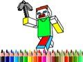 Lojë Kthehu në shkollë: Ngjyrosje Minecraft në internet