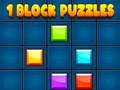 Lojë 1 Bllok Puzzles në internet