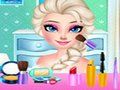 Lojë Elsa: Dekorimi i Fustanit dhe Makeup në internet