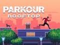Lojë Parkour mbi çatinë në internet