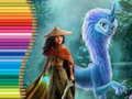 Lojë Libri i ngjyrosur për Rayën dhe Dragonin e Fundit në internet