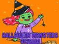 Lojë Puzzli i Monsters Halloween në internet