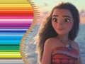 Lojë Libri për ngjyrosje për Moana në internet