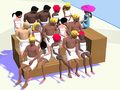 Lojë Vrap në Sauna në internet