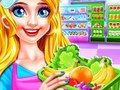 Lojë Pastrimi i Vajzës së Supermarketit në internet Lojë Pastrimi i Vajzës së Supermarketit në internet