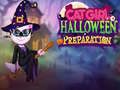 Lojë Përgatitja për Halloween me Vajzën Maç në internet
