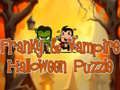 Lojë Franky & Vampirë Puzzle Halloween në internet