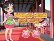 Lojë Dizajni i këpucëve të princeshës Mulan në internet