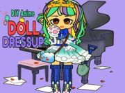 Lojë DIY Veshja e Kukullës Anime në internet Lojë DIY Veshja e Kukullës Anime në internet