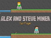 Lojë Alex dhe Steve: Miner për Dy Lojtarë në internet