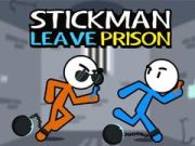 Lojë Stickman Largohuni nga Burgu në internet