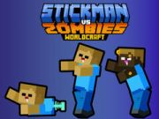 Lojë Stickman kundër Zombie WorldCraft në internet