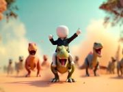 Lojë Stickman: Arena e Dinosaurëve në internet