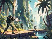 Lojë Strike Force: Platformer veprimi në internet