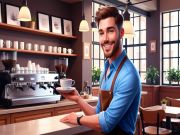 Lojë Simulator i biznesit të pronarit të kafenesë në internet