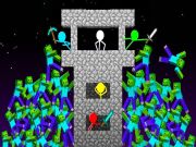 Lojë Stickman vs Zombies: Lufta Epike në internet